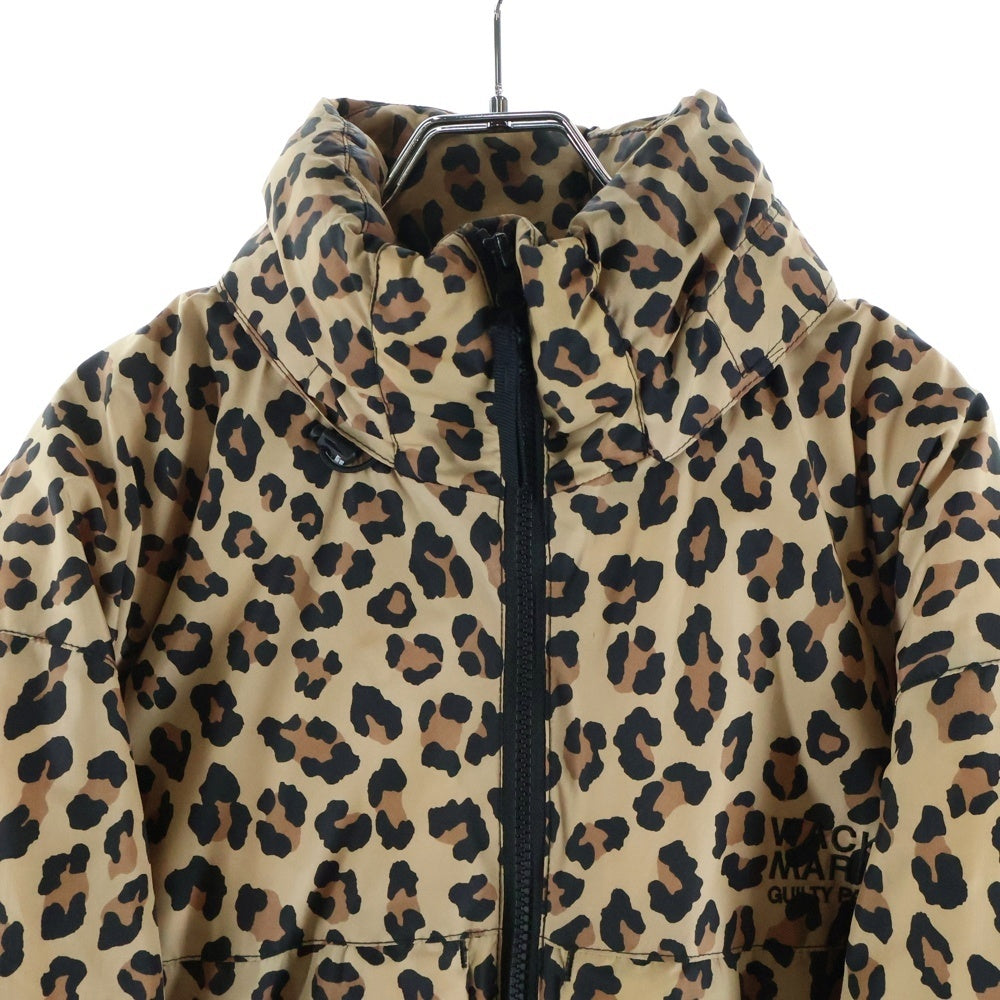 WACKO MARIA(ワコマリア) LEOPARD DOWN JACKET レオパードダウンジャケット ベージュ