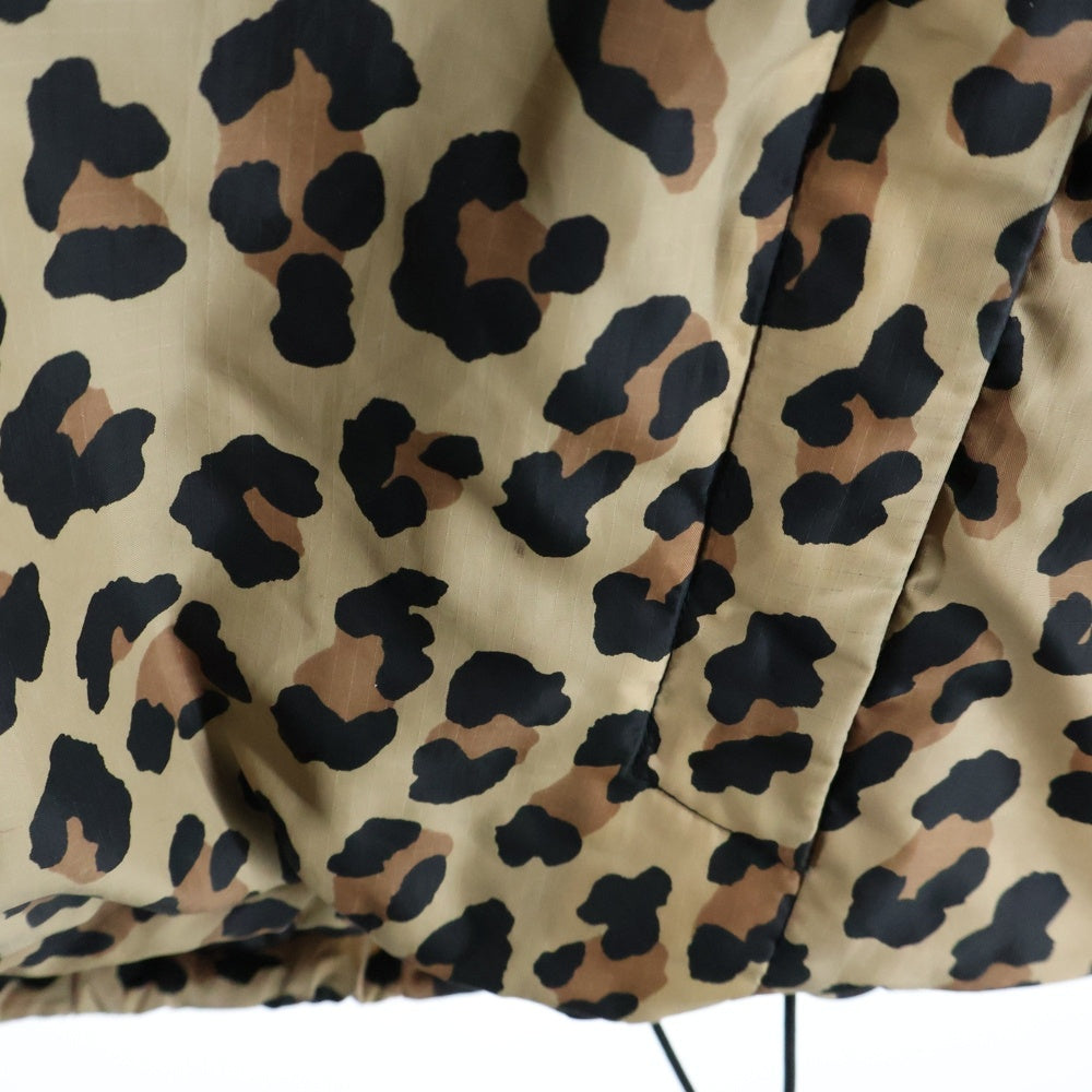 WACKO MARIA(ワコマリア) LEOPARD DOWN JACKET レオパードダウンジャケット ベージュ