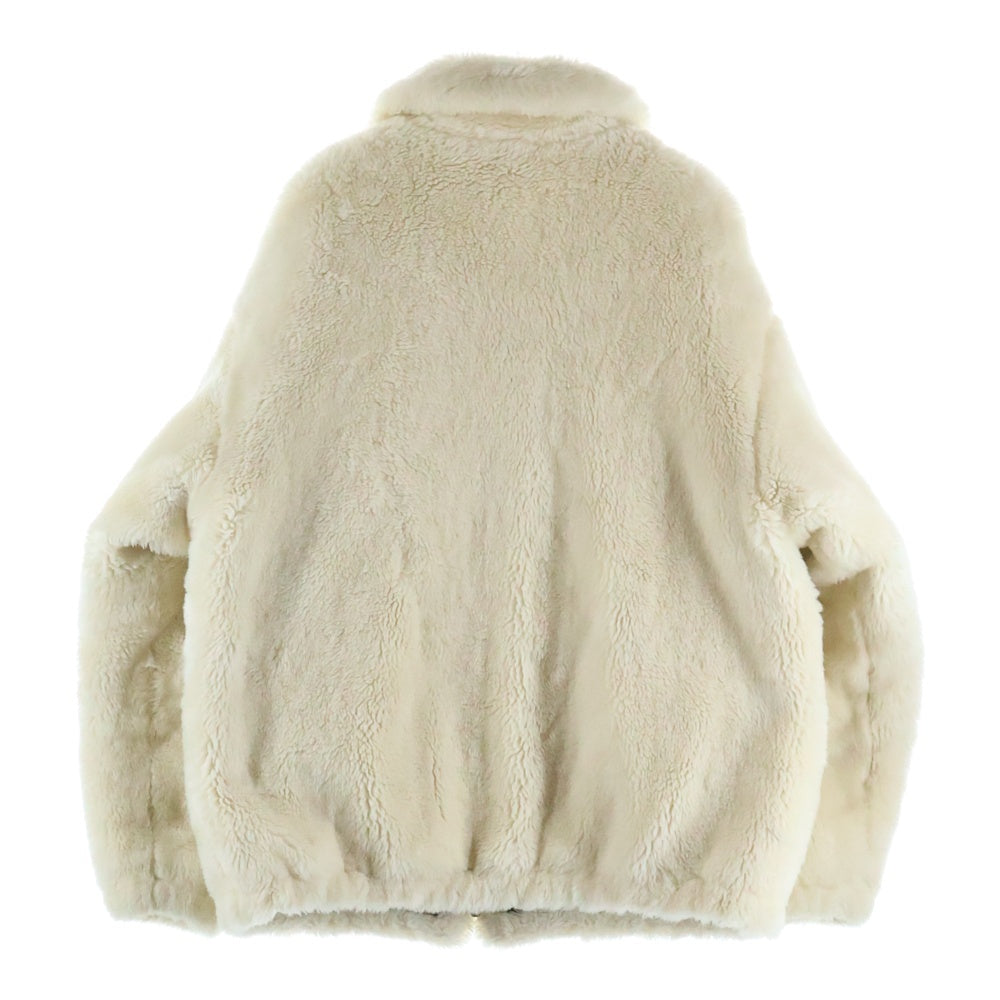 WACKO MARIA(ワコマリア) 21AW FUR ZIP JACKET ファージップジャケット ホワイト
