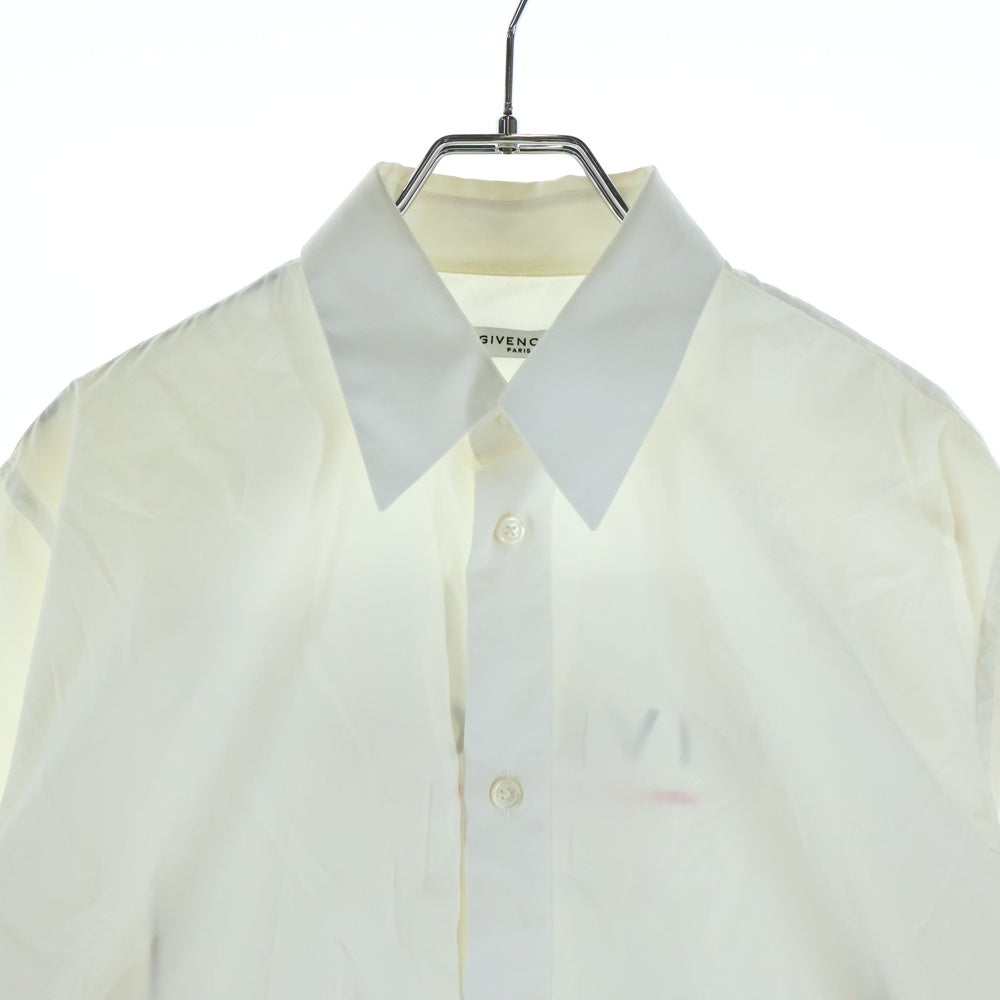 GIVENCHY(ジバンシィ) バックロゴプリント長袖シャツ BM60GU109F ホワイト