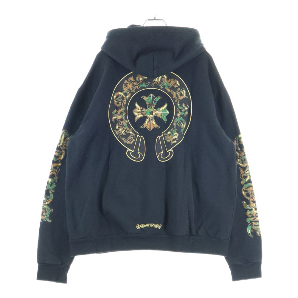 CHROME HEARTS(クロムハーツ) Camo Horseshoe Pullover Hoodie カモホースシュープルオーバーフーディー スウェットパーカー ブラック/カモ