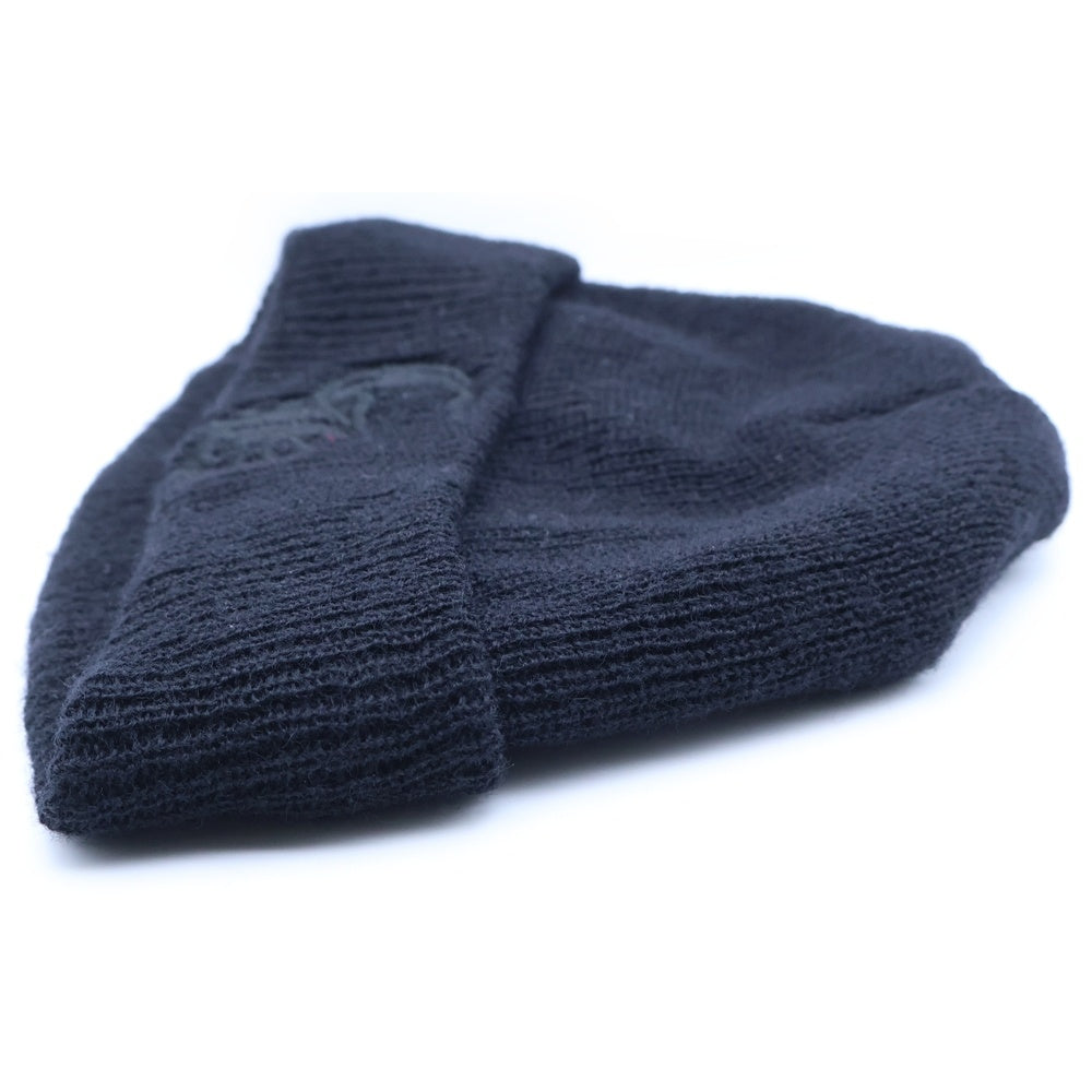 CHROME HEARTS(クロムハーツ) CH Logo Embroidery Wool Watch Cap CHロゴ刺繍ウールワッチキャップ ニットビーニー 帽子 ブラック