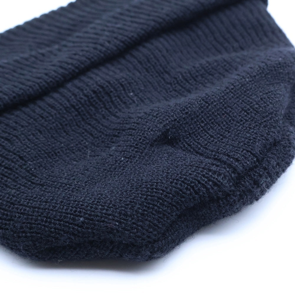 CHROME HEARTS(クロムハーツ) CH Logo Embroidery Wool Watch Cap CHロゴ刺繍ウールワッチキャップ ニットビーニー 帽子 ブラック