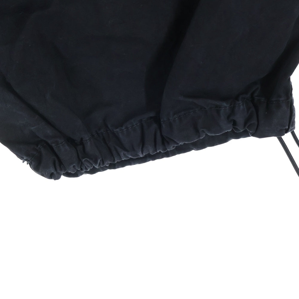 STONE ISLAND(ストーンアイランド) 24SS PANTALONE COMFORT ロゴパッチ ガーメントダイ カーゴパンツ ブラック 8015311WA