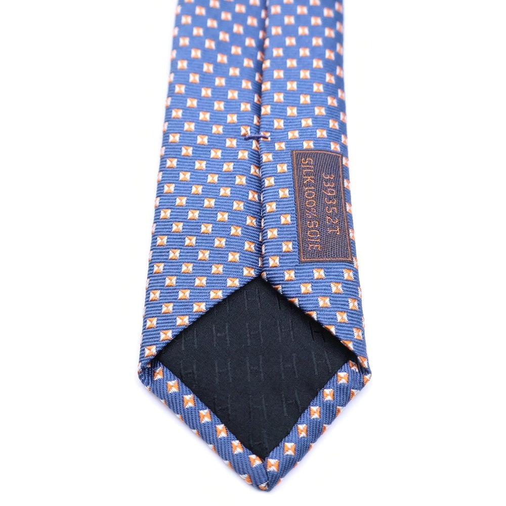 HERMES(エルメス) H Nedor Twillbi シルクネクタイ 339352T ネイビー