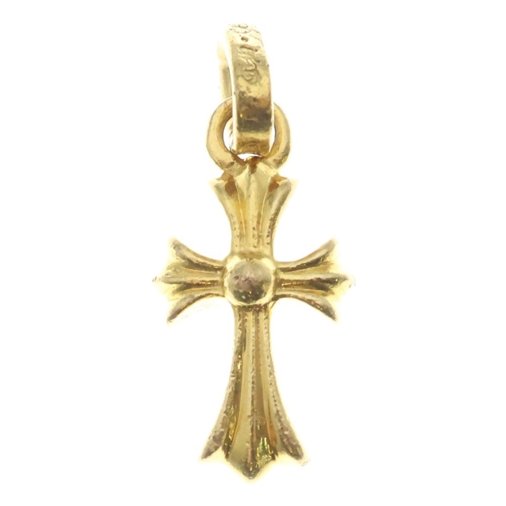CHROME HEARTS(クロムハーツ) 22K CRS BBYFAT P/DIA ベイビーファットクロス PAVEダイヤ ペンダントトップ ゴールド BCA035