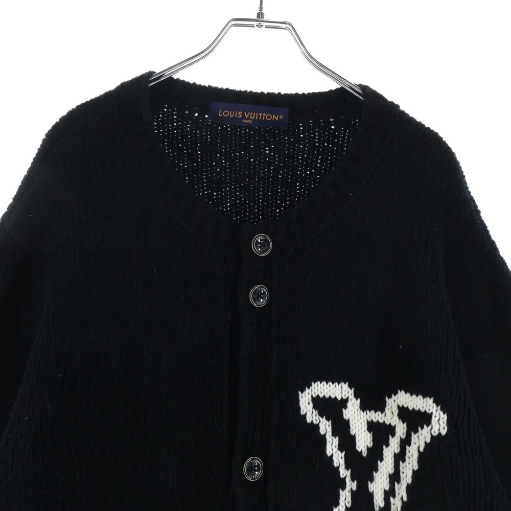 LOUIS VUITTON(ルイヴィトン) 26SS チャンキー インターシャ カーディガン RM261MQ QNC HUN44W ブラック