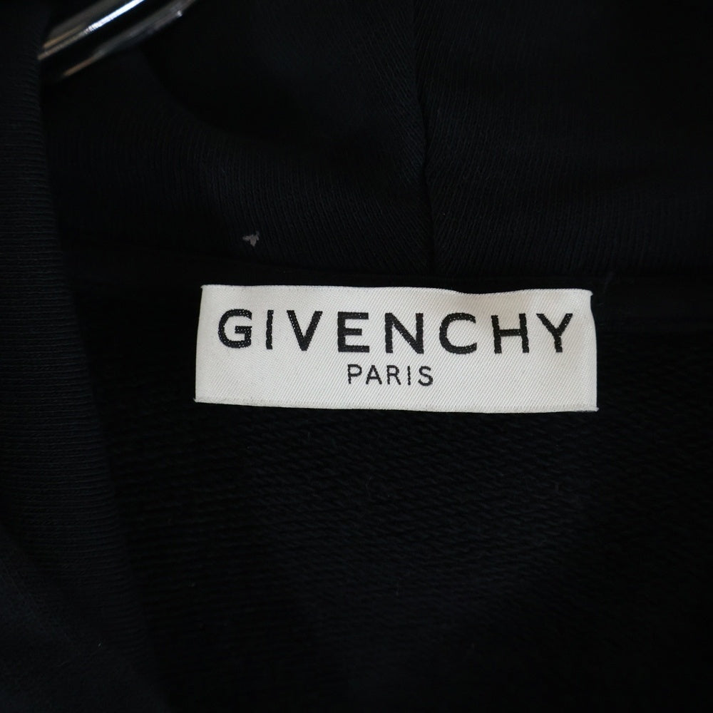 GIVENCHY(ジバンシィ) メタリックロゴスウェットパーカー BMJ06R30AF ブラック