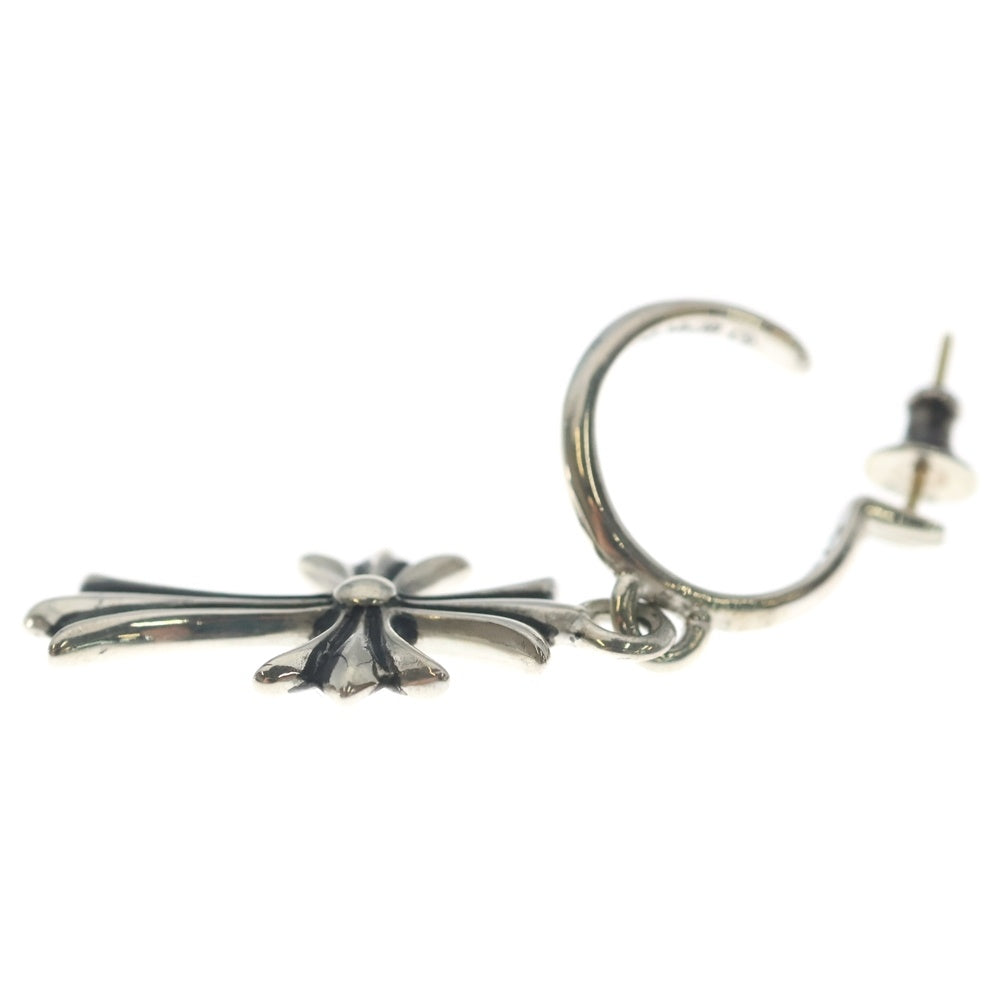 CHROME HEARTS(クロムハーツ) TINY CH CROSS タイニーCHクロス フープピアス シルバー BCA115