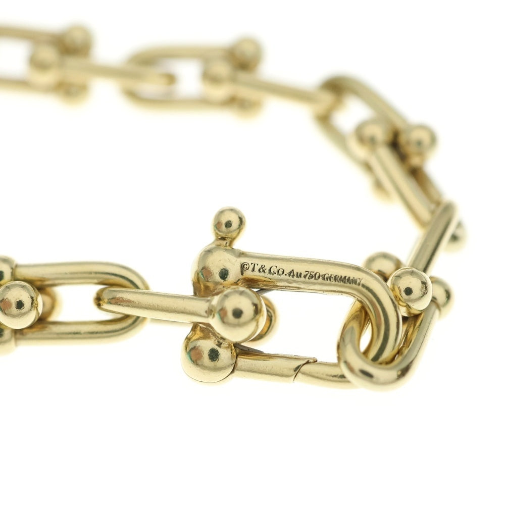 TIFFANY & Co.(ティファニー) K18YG Hard Wear Small Link Bracelet ハードウェアスモールリンクブレスレット イエローゴールド レディース