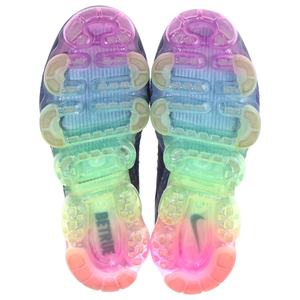 NIKE(ナイキ) AIR VAPORMAX BE TRUE 883275-400 エアヴェイパーマックス ビートゥルー ローカットスニーカー US9/27.0cm ブルー