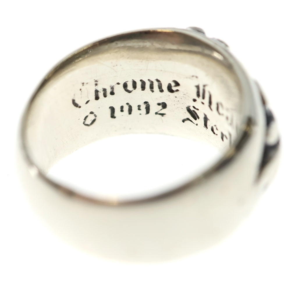 CHROME HEARTS(クロムハーツ) FLRL CRS DMNDフローラルクロス リング アフターダイヤモンド シルバー