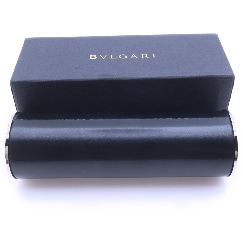 BVLGARI(ブルガリ) ラインストーンスクエアサングラス ブラウン 4045-B-A