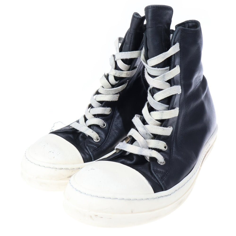 Rick Owens(リックオウエンス) SNEAKERS スニーカーズ レザー ハイカットスニーカー ブラック