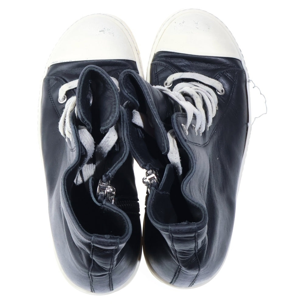 Rick Owens(リックオウエンス) SNEAKERS スニーカーズ レザー ハイカットスニーカー ブラック