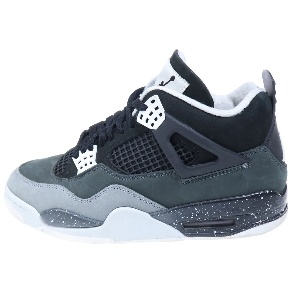 NIKE(ナイキ) Air Jordan 4 Retro Fear エアジョーダン 4 レトロ フィア ハイカットスニーカー FQ8138-002 ブラック/ホワイト