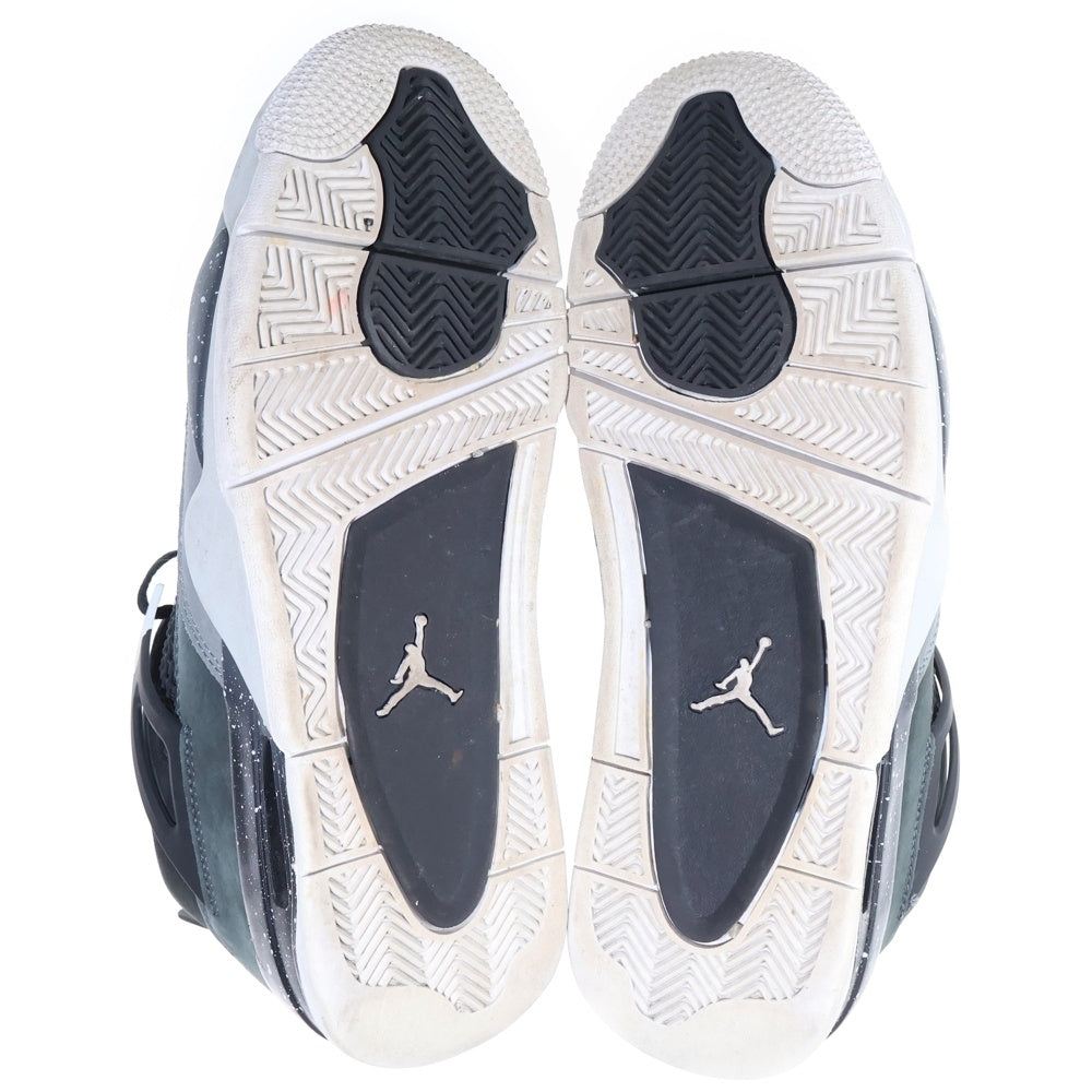 NIKE(ナイキ) Air Jordan 4 Retro Fear エアジョーダン 4 レトロ フィア ハイカットスニーカー FQ8138-002 ブラック/ホワイト