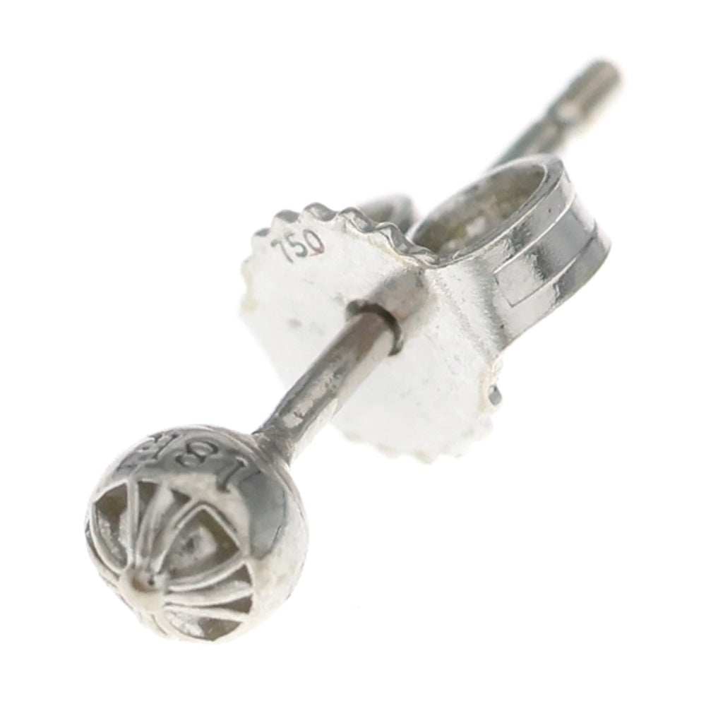 CHROME HEARTS(クロムハーツ) 18KWG STUD CRS BALL MINI スタッド ミニクロスボール ピアス ホワイトゴールド