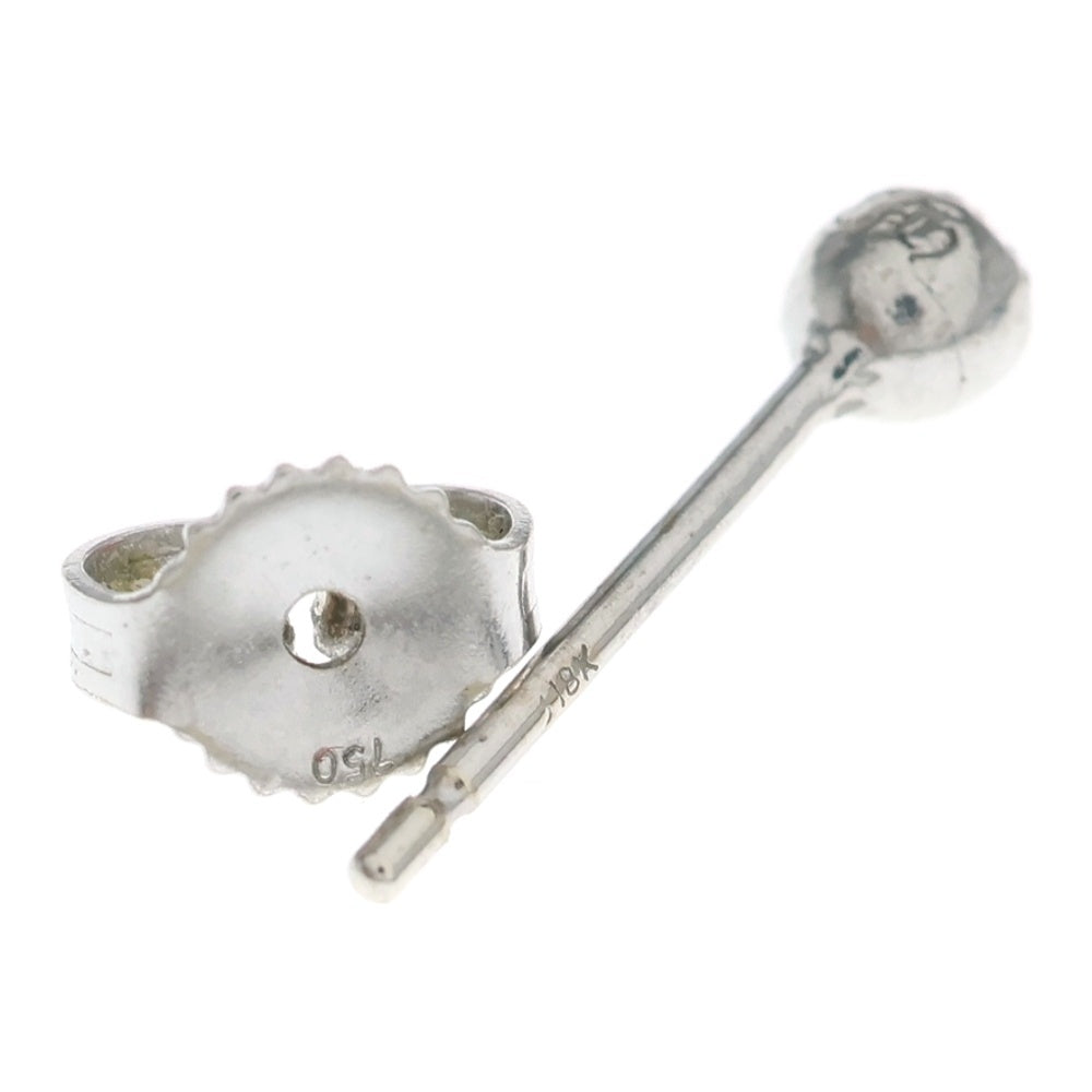 CHROME HEARTS(クロムハーツ) 18KWG STUD CRS BALL MINI スタッド ミニクロスボール ピアス ホワイトゴールド