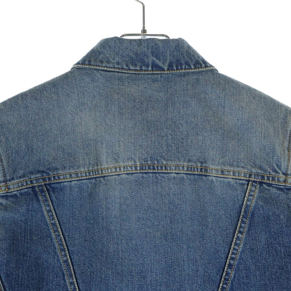 LOUIS VUITTON(ルイヴィトン) ×YK Short Denim W/Patche Jacket RW232J GM1 FOJA53 ×草間彌生 パッチショートデニムジャケット インディゴ レディース