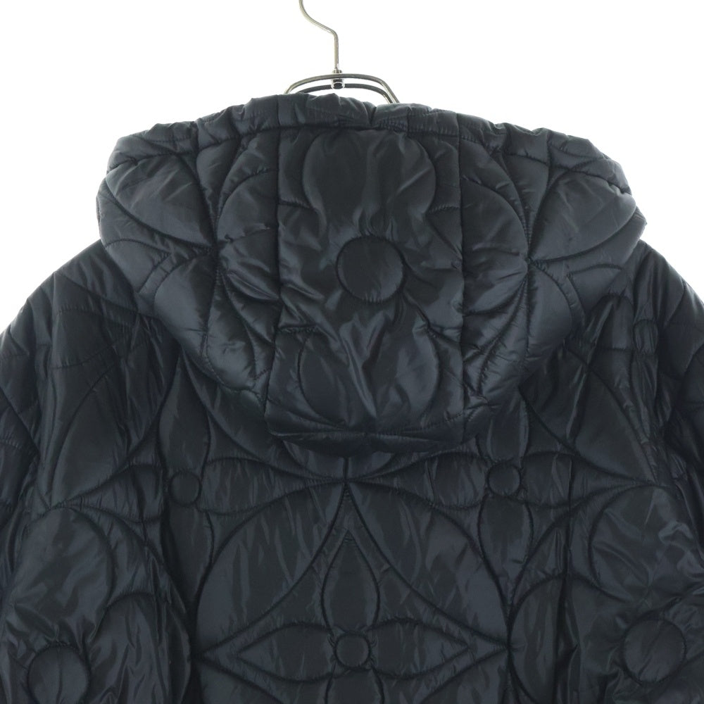 LOUIS VUITTON(ルイヴィトン) LVSE Quilted Hoodie RM212Q DH1 HLB50E モノグラム フラワーキルテッドジャケット ブラック