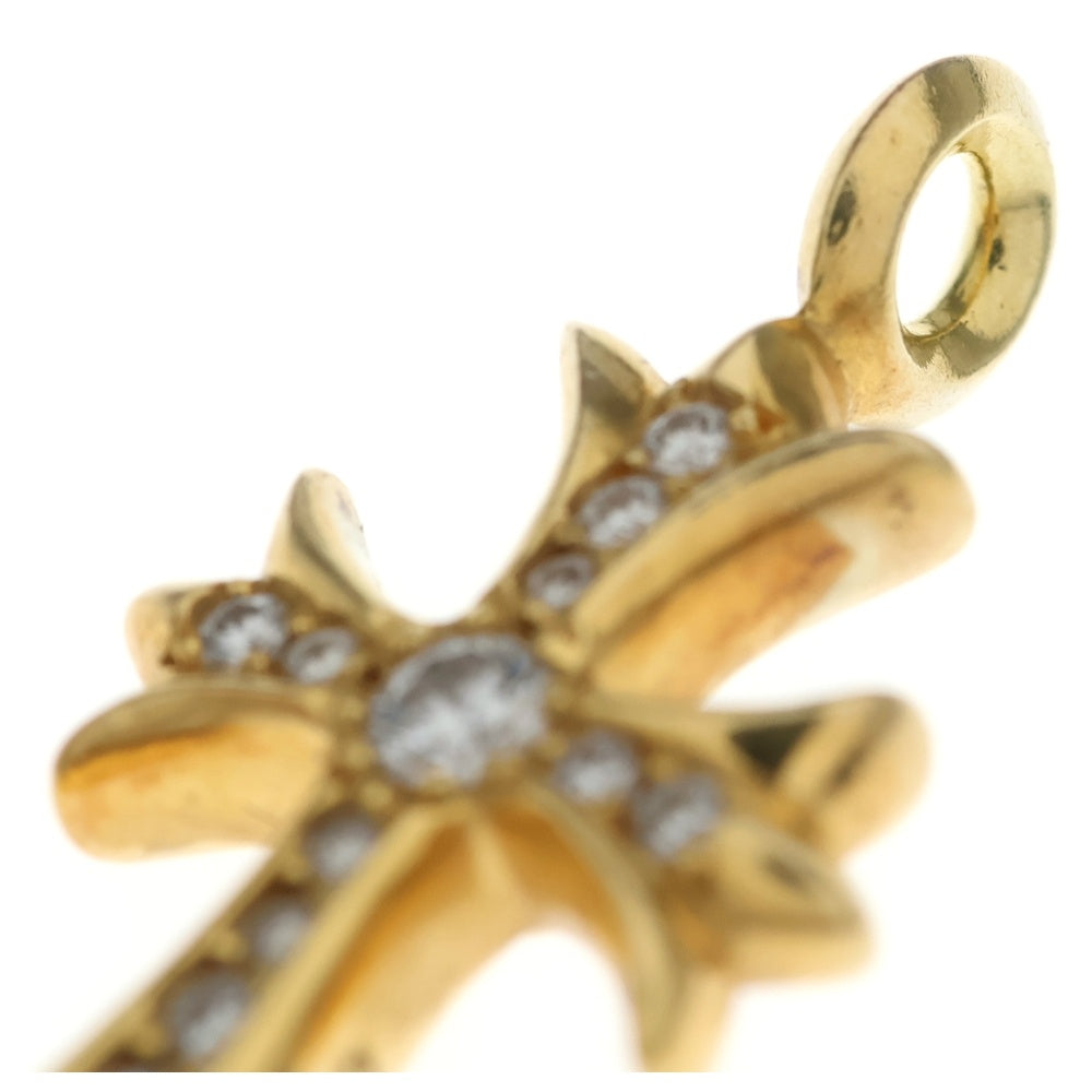 CHROME HEARTS(クロムハーツ) 22K TNY CRSF P/DIA タイニーファットクロス PAVEダイヤ ペンダントトップ ゴールド BCA033