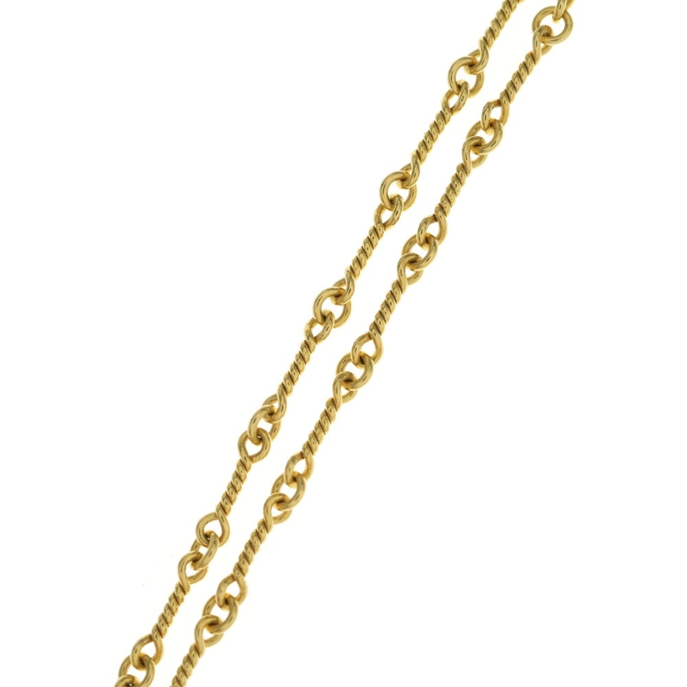 CHROME HEARTS(クロムハーツ) 22K NECKCHAIN T20 ツイストチェーンネックレス 20inch ゴールド BCA015