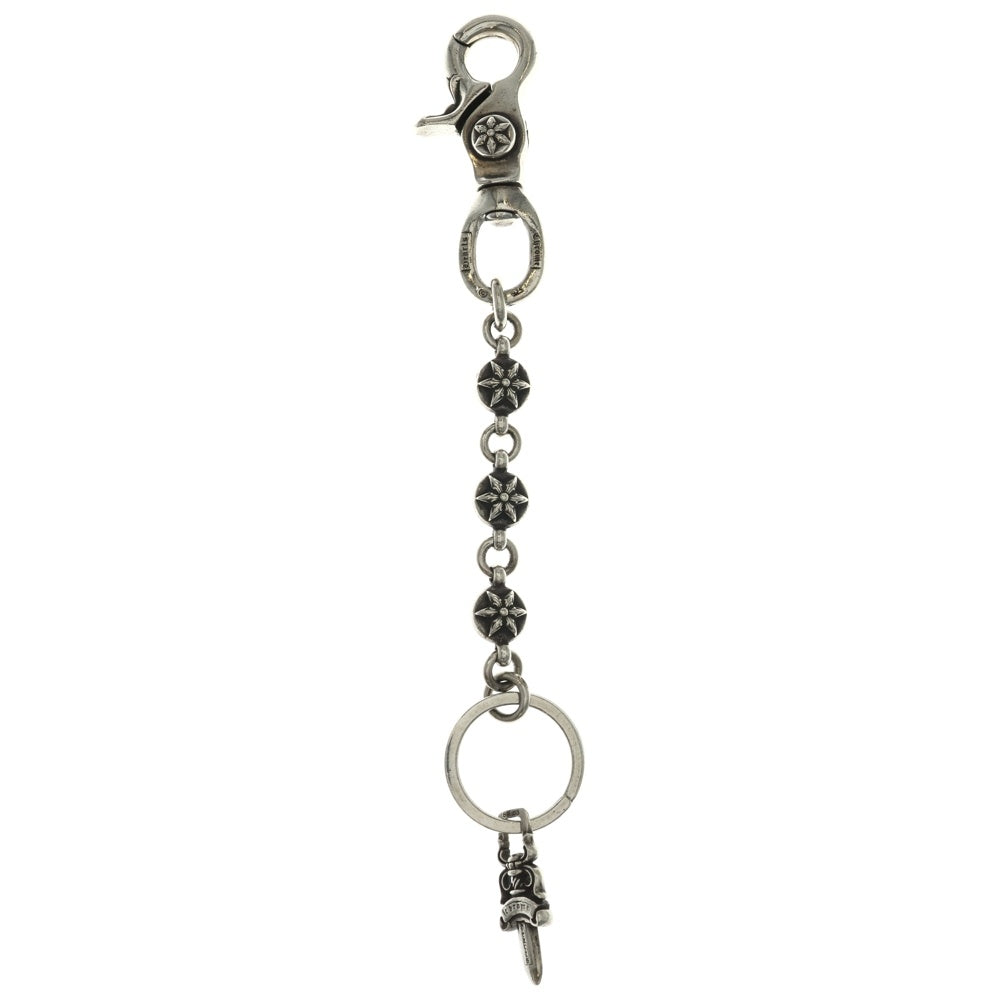 CHROME HEARTS(クロムハーツ) CLIP NO2 BALL 3D #2スターボール キーチェーン シルバー