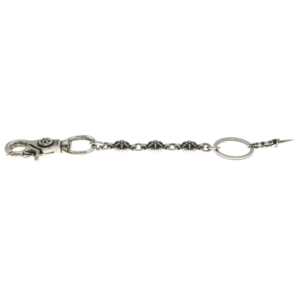 CHROME HEARTS(クロムハーツ) CLIP NO2 BALL 3D #2スターボール キーチェーン シルバー