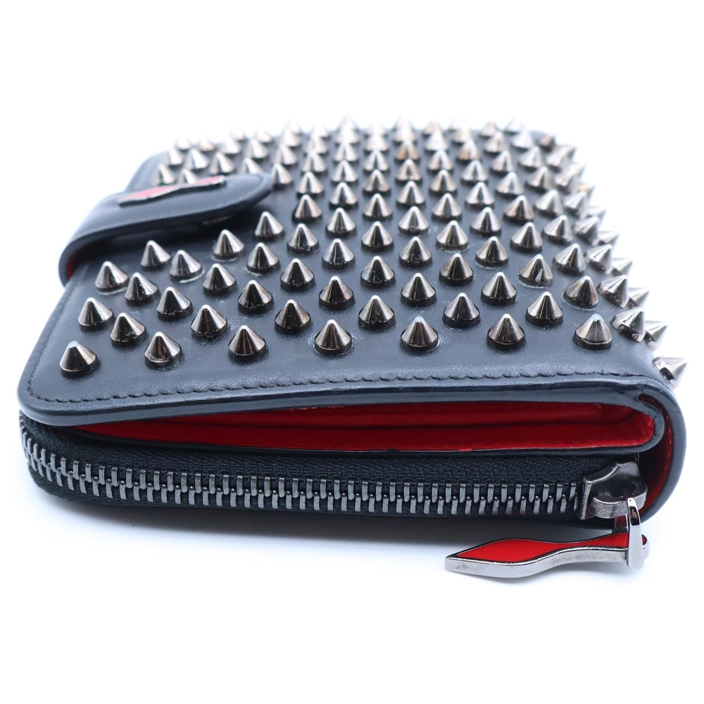 CHRISTIAN LOUBOUTIN(クリスチャンルブタン) W PANETTONE COMPACT WALLET Wパネットーネコンパクトウォレット ブラック 1165079 レディース