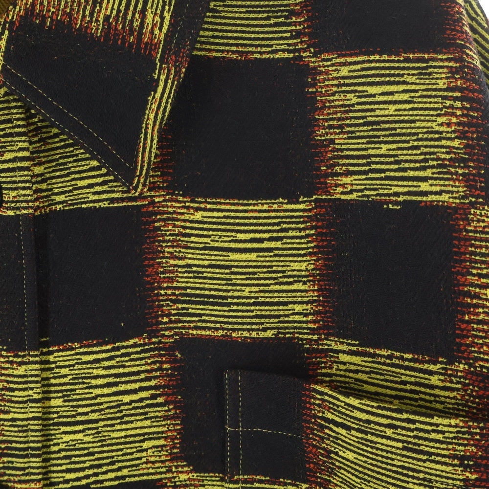 LOUIS VUITTON(ルイヴィトン) 24SS Damier Rush S/S Shirt RM241M FVD HQS15W ダミエ ラッシュ 半袖シャツ イエロー/ブラック