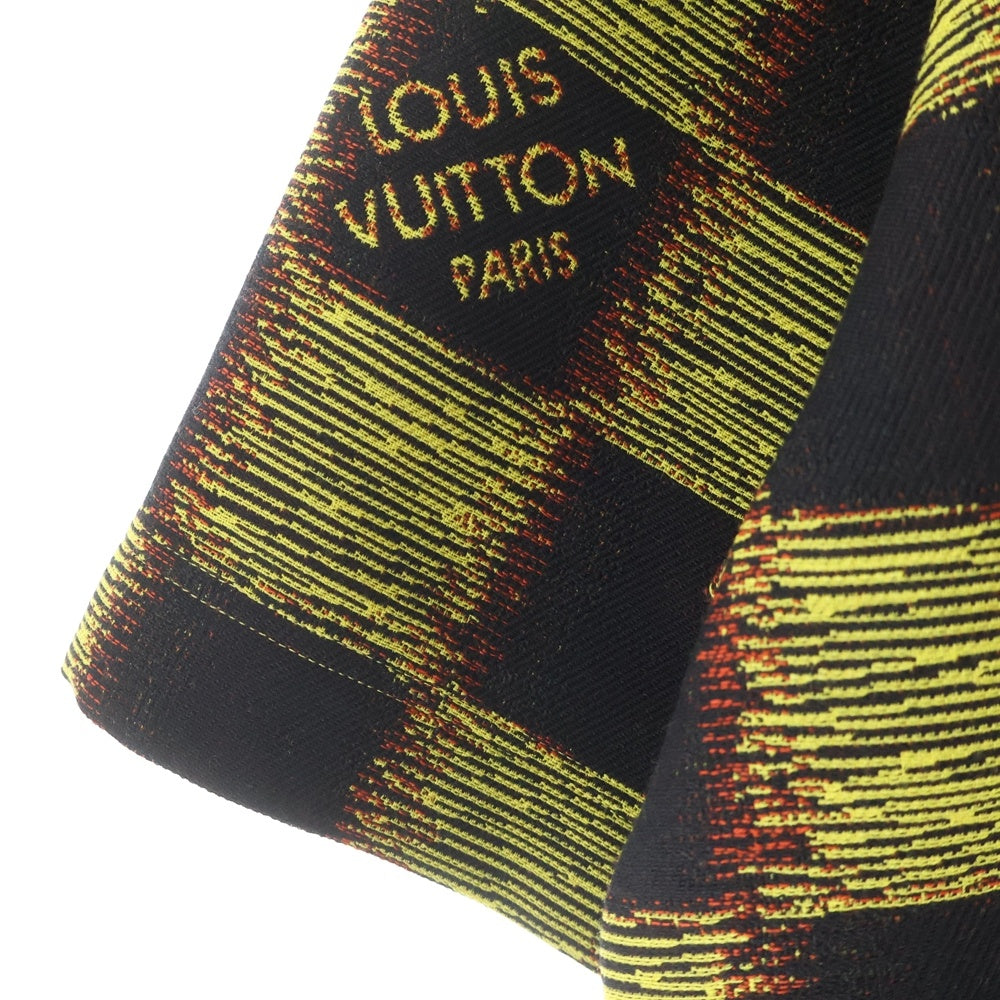LOUIS VUITTON(ルイヴィトン) 24SS Damier Rush S/S Shirt RM241M FVD HQS15W ダミエ ラッシュ 半袖シャツ イエロー/ブラック