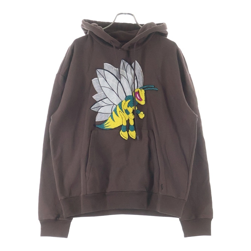 LOUIS VUITTON(ルイヴィトン) 22AW Graphic Bee Patch Hoodie RM222 IHN HNY85W グラフィック ビー プリントフーディ スウェットパーカー ブラウン