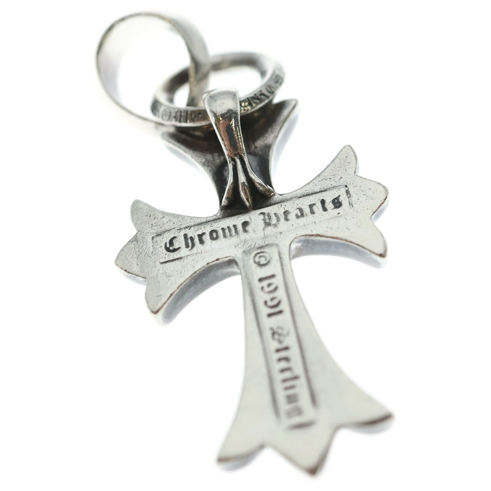 CHROME HEARTS(クロムハーツ) CH CRS SML W/BALE Wベイル スモールCHクロス ペンダントトップ シルバー BCA218