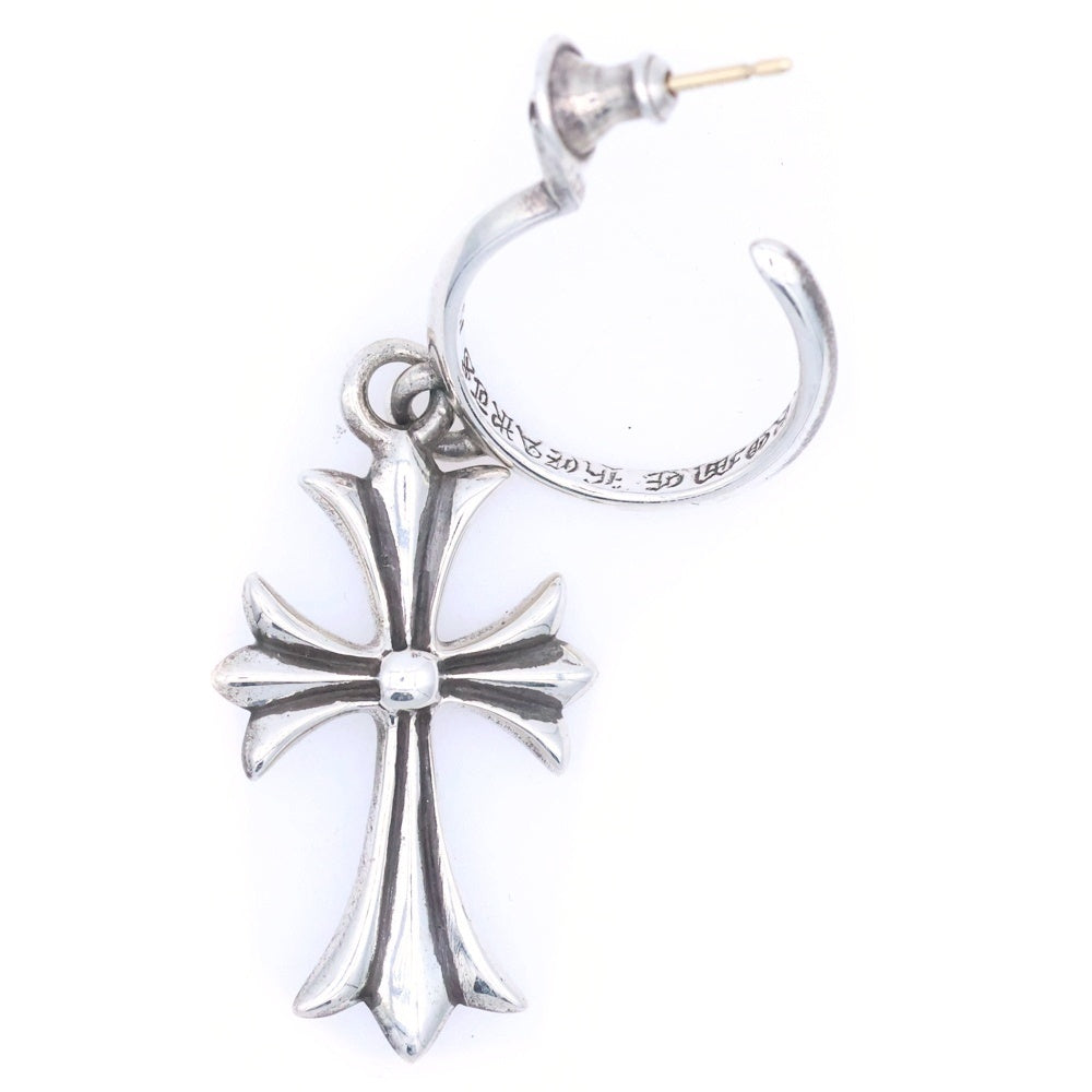 CHROME HEARTS(クロムハーツ) TINY CH CROSS タイニーCHクロス フープピアス シルバー BCA115