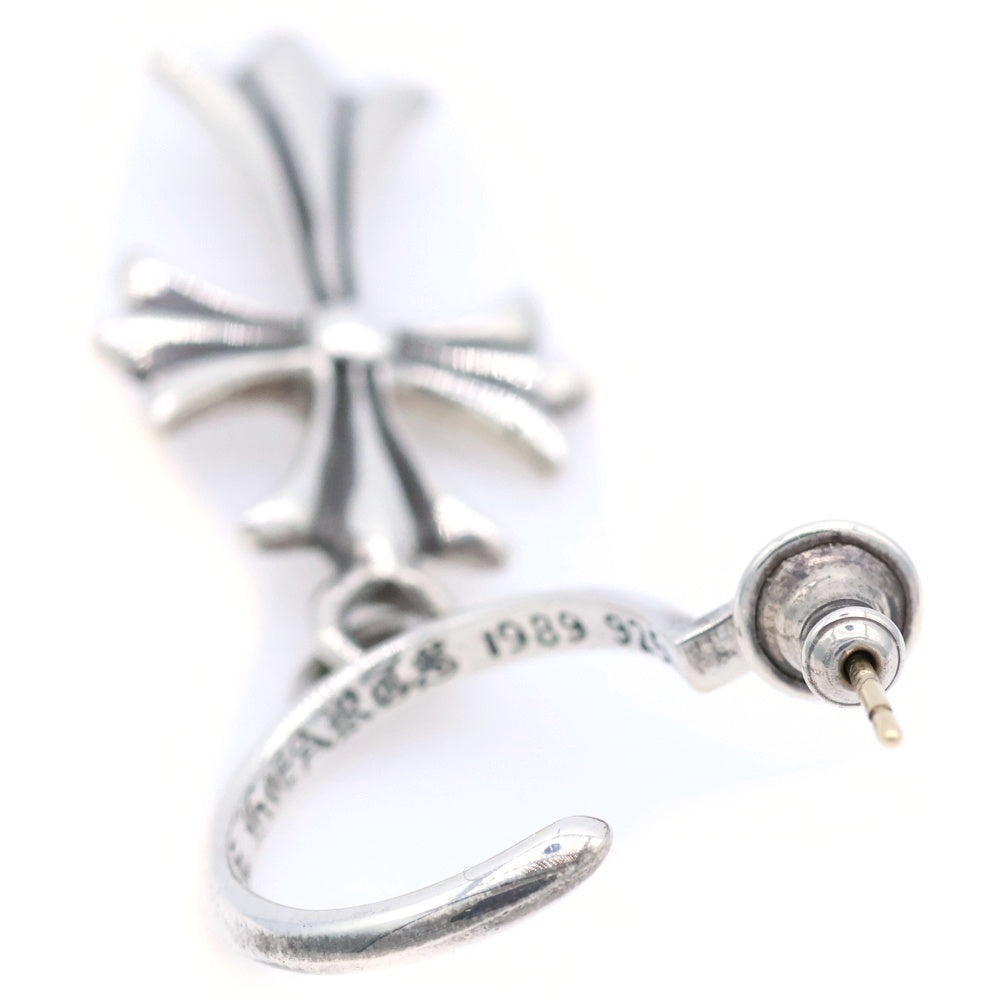 CHROME HEARTS(クロムハーツ) TINY CH CROSS タイニーCHクロス フープピアス シルバー BCA115