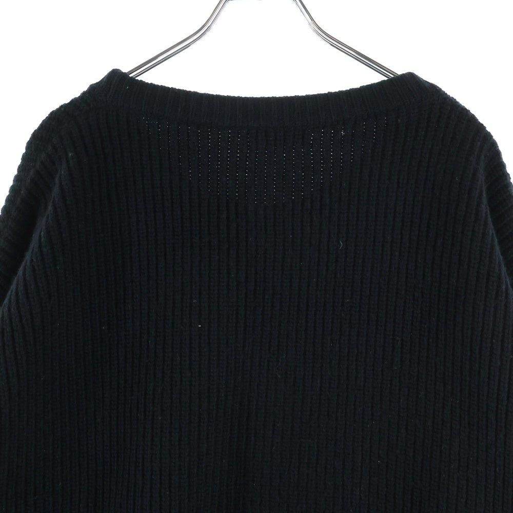 CELINE(セリーヌ) 21AW Embroidery Over Size Sweater 2A19R423P エンブロイダリーロゴ オーバーサイズ ニットセーター ブラック