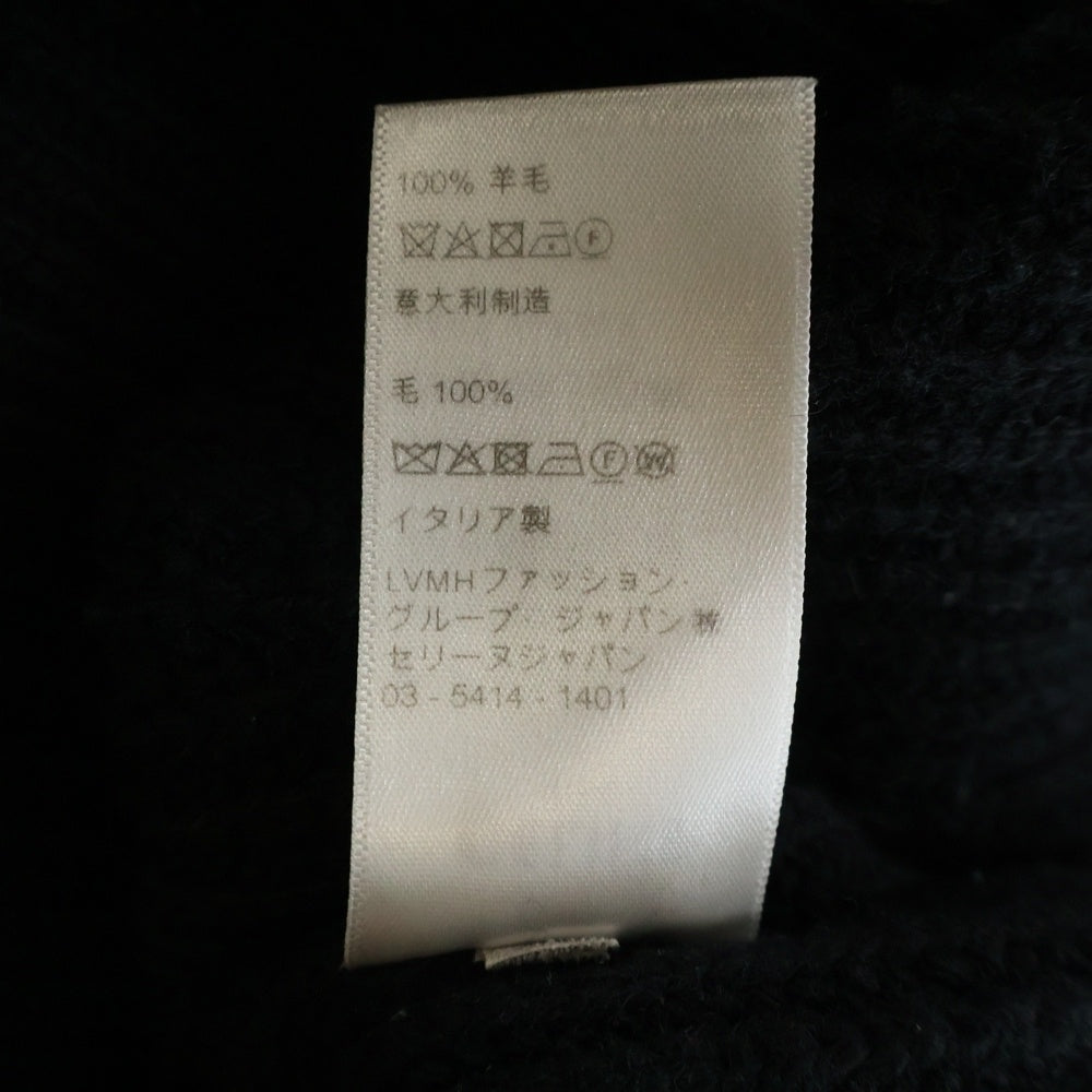 CELINE(セリーヌ) 21AW Embroidery Over Size Sweater 2A19R423P エンブロイダリーロゴ オーバーサイズ ニットセーター ブラック