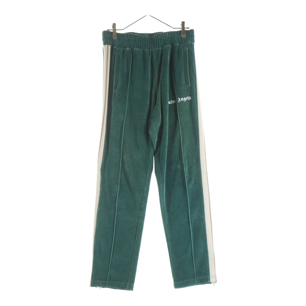 Palm Angels(パームエンジェルス) 20AW CHENILLE TRACK PANTS ベロアトラックパンツ PMCA007E20FAB003 グリーン