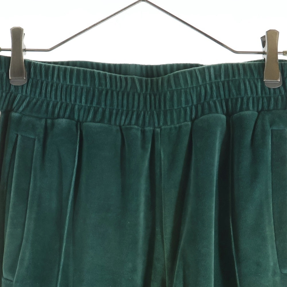 Palm Angels(パームエンジェルス) 20AW CHENILLE TRACK PANTS ベロアトラックパンツ PMCA007E20FAB003 グリーン