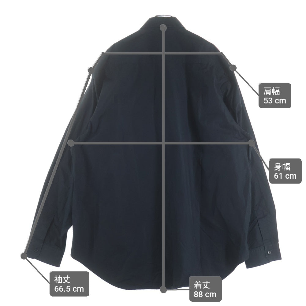 VETEMENTS(ヴェトモン) フロントロゴオーバーサイズシャツ UE51SH300B ブラック