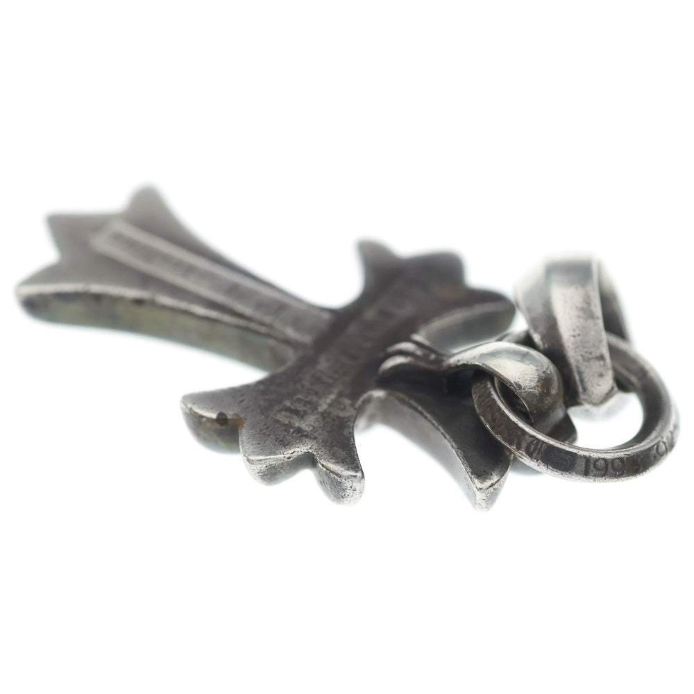 CHROME HEARTS(クロムハーツ) CH CRS SML W/BALE Wベイル スモールCHクロス ペンダントトップ シルバー BCA218