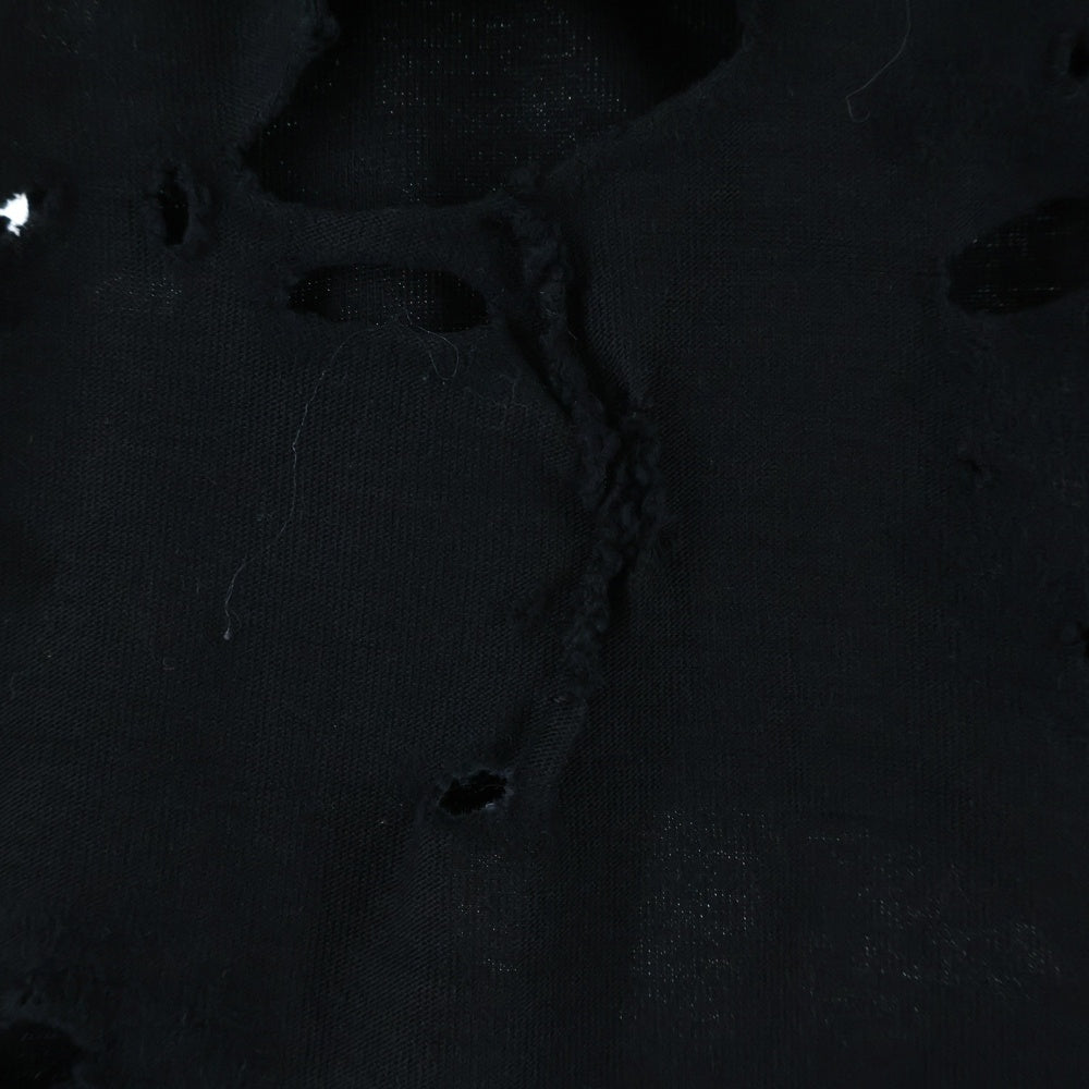 BALENCIAGA(バレンシアガ) Destroy Inside Out T-Shirt 720198 TQVP3 デストロイ インサイドアウト オーバーサイズ半袖Tシャツ ブラック