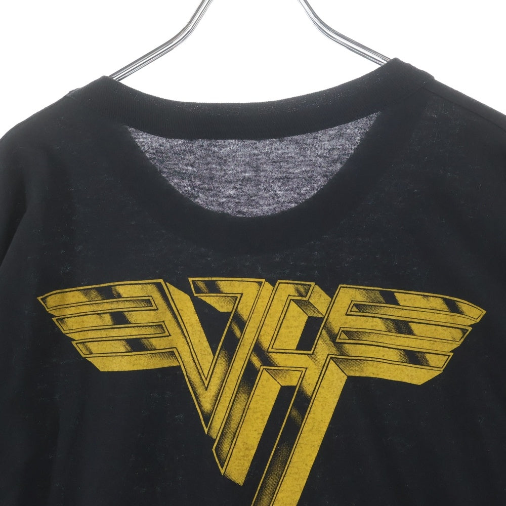 VINTAGE(ヴィンテージ) 80s VAN HALEN OU812 WORLD TOUR ワールドツアー ヴィンテージTシャツ 半袖カットソー ブラック