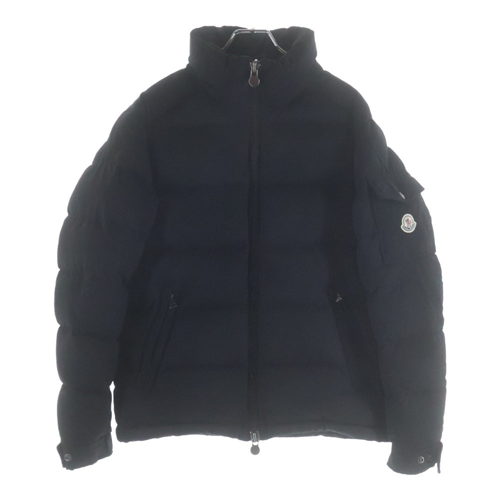 MONCLER モンクレール MONTGENEVRE モンジュネーブル アームロゴデザイン ジップアップ ダウンジャケット ブラック D20914033805 MONCLER(モンクレール) MONTGENEVRE モンジュネーブル アームロゴ