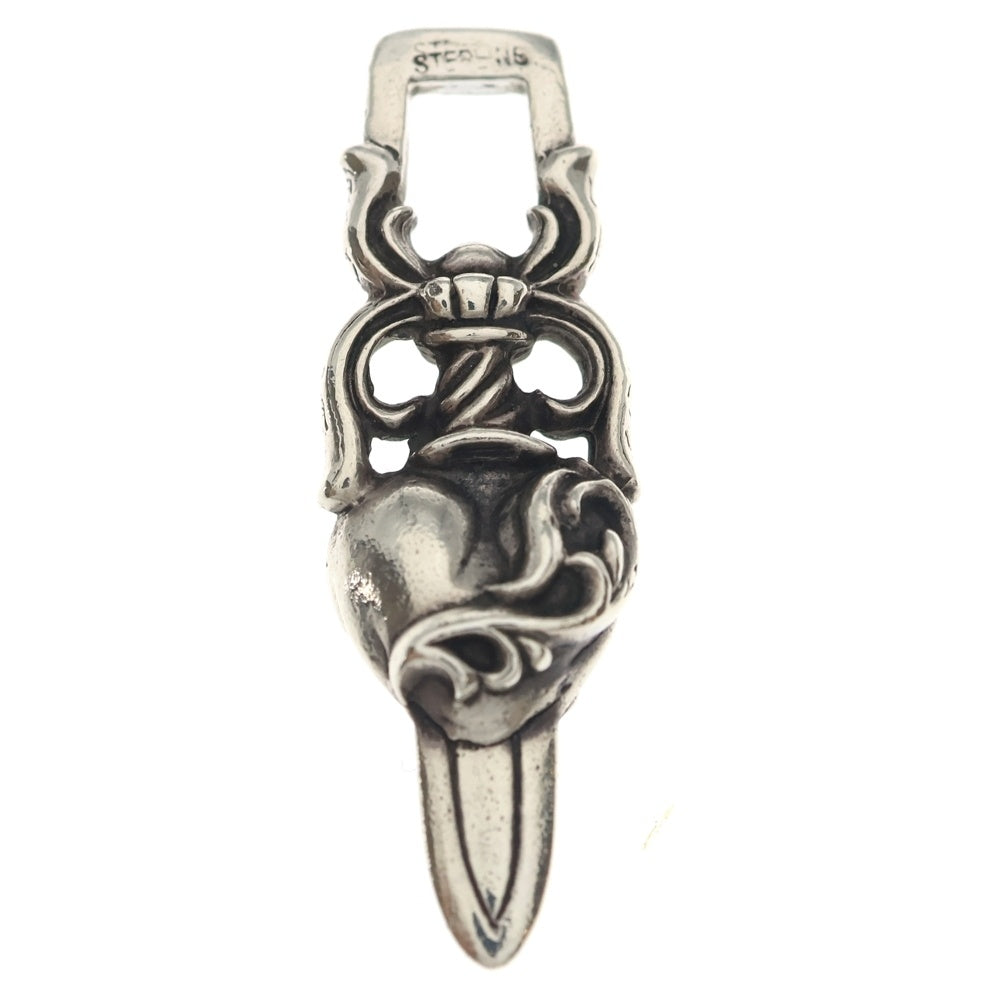 CHROME HEARTS(クロムハーツ) DAGGER HEART ダガーハート ペンダントトップ シルバー BCA243