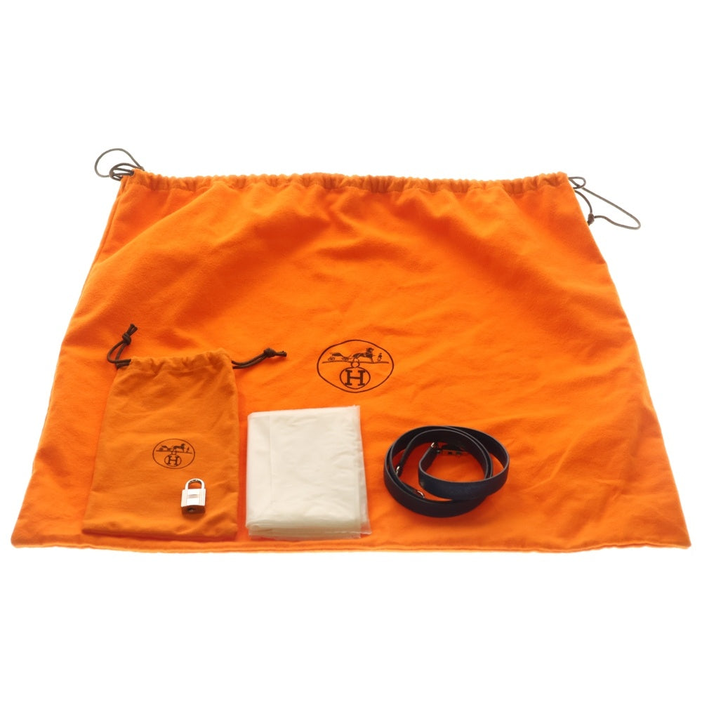 HERMES(エルメス) ケリー 32 E刻印 シルバー金具 2WAYショルダーバッグ ハンドバッグ ブルー/シルバー レディース
