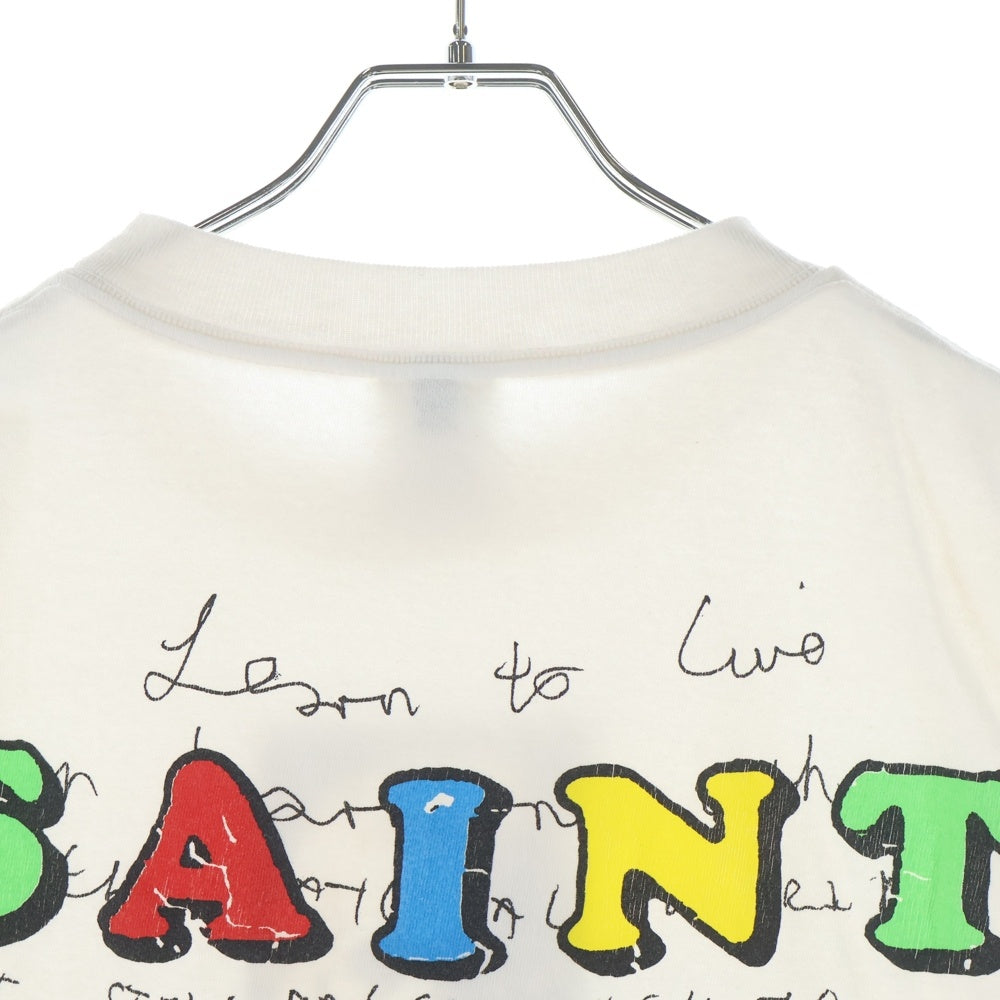 SAINT MICHAEL(セントマイケル) 26SS JR_SS T-SHIRT JR SS Tシャツ プリント ホワイト SM-MK8-0000-C04