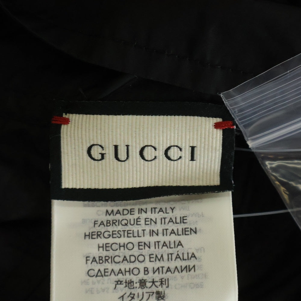 GUCCI(グッチ) 21SS ヴィンテージロゴ ナイロンケープ レインコート 626382 4G355 ブラック