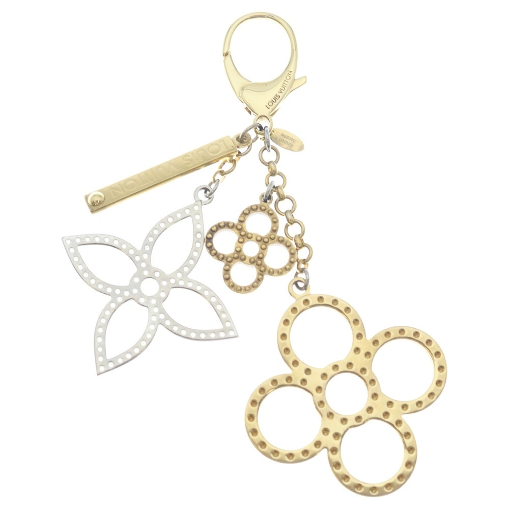 LOUIS VUITTON(ルイヴィトン) ビジューサックタパージュ キーホルダー M65090 シルバー/ゴールド レディース